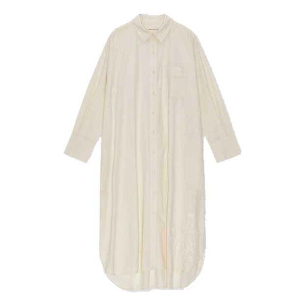 Billede af Floret Poplin Skjortekjole | Natural Fra Moshi Moshi Mind