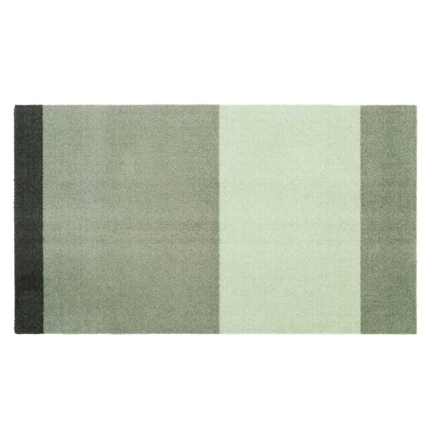 TICA COPENHAGEN - MÅTTE STRIPES HORIZONT 67X120 | LIGHT/DUSTY/DARK GREEN