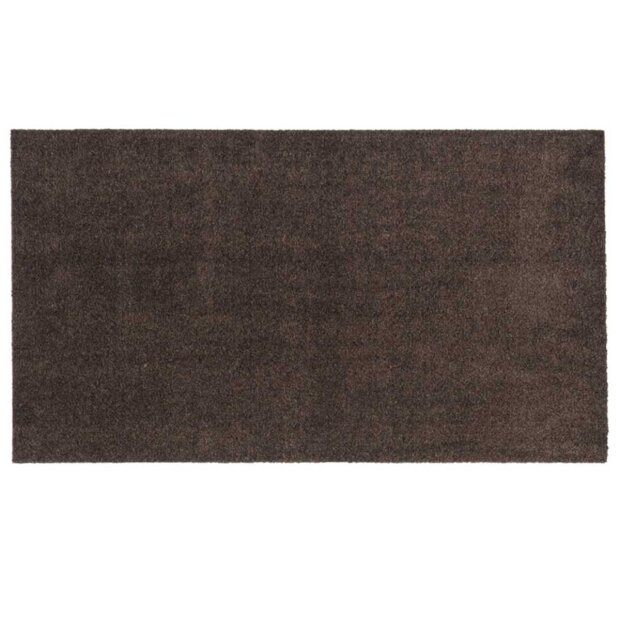 TICA COPENHAGEN - DØRMÅTTE ENSFARVET 67X120 CM | BROWN
