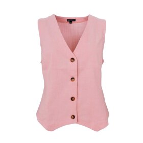 BLACK COLOUR - BOX VEST | ROSE