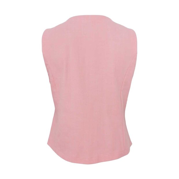 BLACK COLOUR - BOX VEST | ROSE