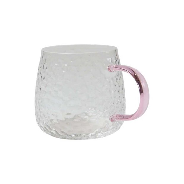 Billede af Glaskop M/hank 9x13x8 Cm | Rose Fra Speedtsberg