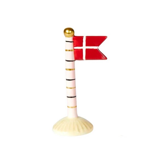 Billede af Keramikflag 14 Cm | Rosa Strib Fra Speedtsberg