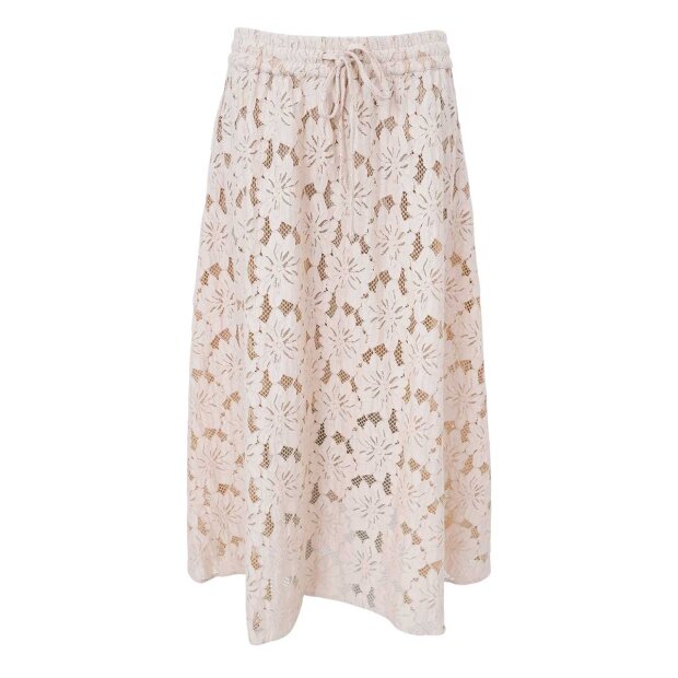 Billede af Nelly Flower Nederdel | Champagne Fra Black Colour