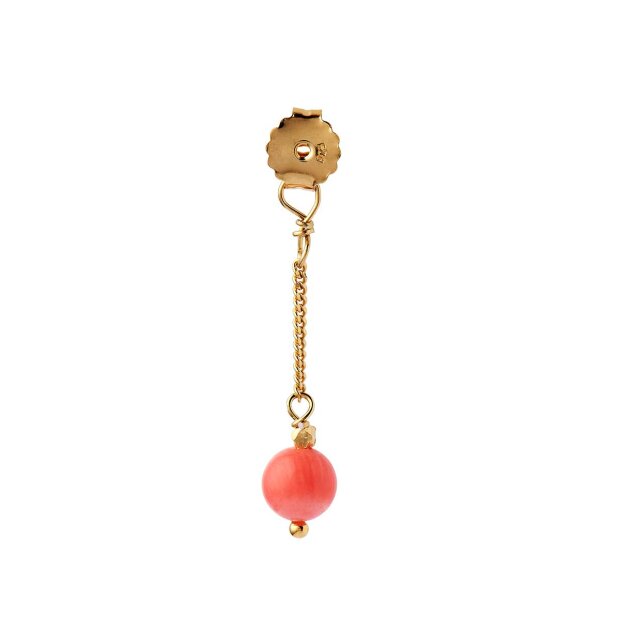 Billede af Cherie Bon Bon Behind Ear Ørering 1 Stk. | Coral Fra Stine A