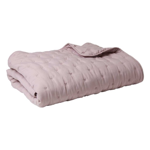 Billede af Plaid M/cirkelstikning 130x170 | Rose Fra Speedtsberg