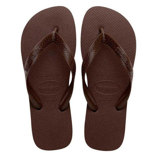 HAVAIANAS - TOP SENSES KLIP KLAPPER | MØRKEBRUN