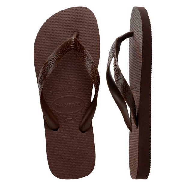 HAVAIANAS - TOP SENSES KLIP KLAPPER | MØRKEBRUN