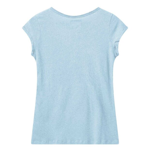 MOS MOSH - TROY T-SHIRT | CASHMERE BLUE