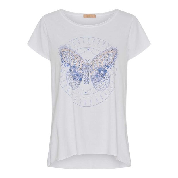 Billede af Marie T-shirt | Blue Butterfly Fra Marta Du Chateau