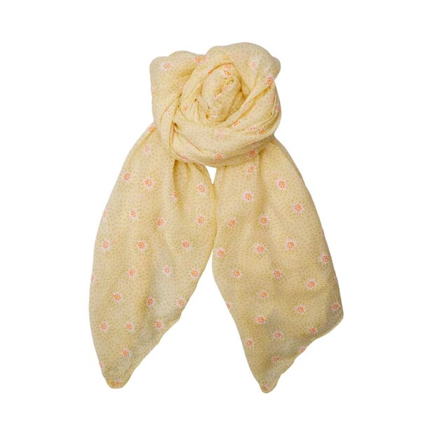 Billede af Lynne Tørklæde 135x150 Cm | Pastel Gul Fra Black Colour