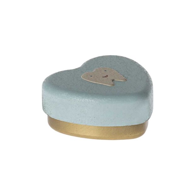 MAILEG - TANDÆSKE I METAL 2X4 CM | MINT