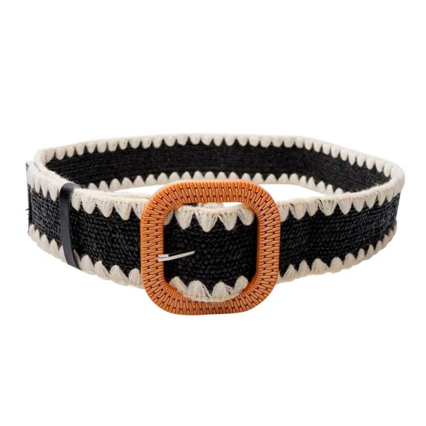 Billede af Tassy Elastisk Bælte | Sort Fra Black Colour