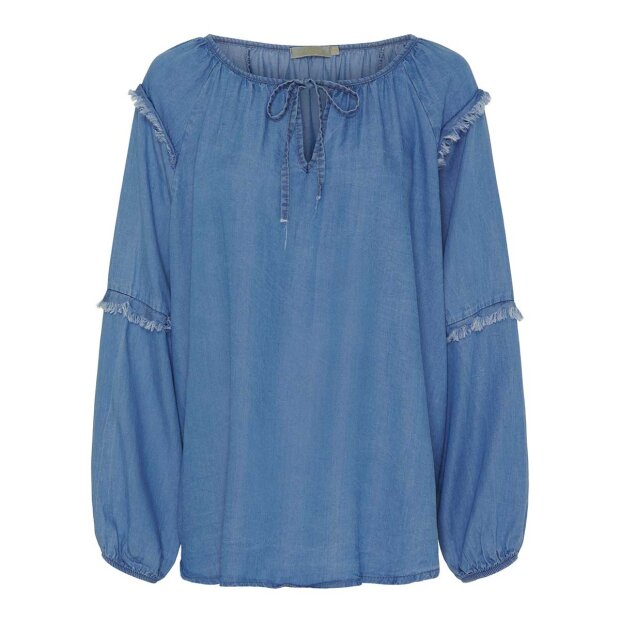 Billede af Marta Bluse | Medium Blå Fra Marta Du Chateau