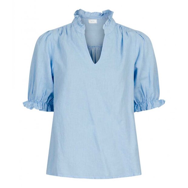 Billede af Odesa Linen Bluse | Lys Blå Fra Neo Noir