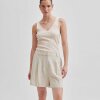 SECOND FEMALE - LINORAW SHORTS | VINTAGE KHAKI