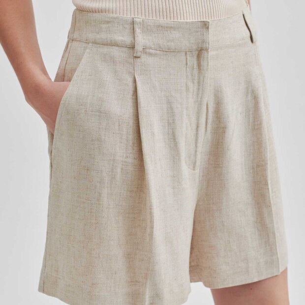 SECOND FEMALE - LINORAW SHORTS | VINTAGE KHAKI