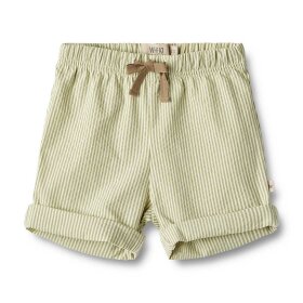 WHEAT - MILTON SHORTS | GREEN STRIPE