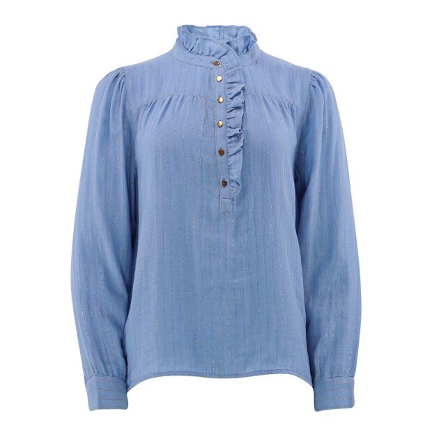 Billede af Ariana Bluse | Blå Fra Continue Copenhagen