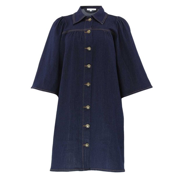 Billede af Jackie Denim Kjole | Blå Fra Continue Copenhagen