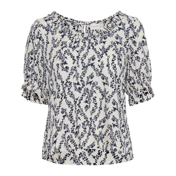 Billede af Omine Bluse M/korte Ærmer | Flower Print Fra Atelier Reve