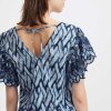ATELIER REVE - NELLIO BLUSE | WATERLINE PRINT