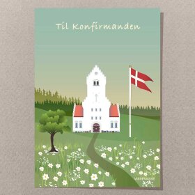 VISSEVASSE - ANLEDNINGSKORT A6 | TIL KONFIRMANDEN