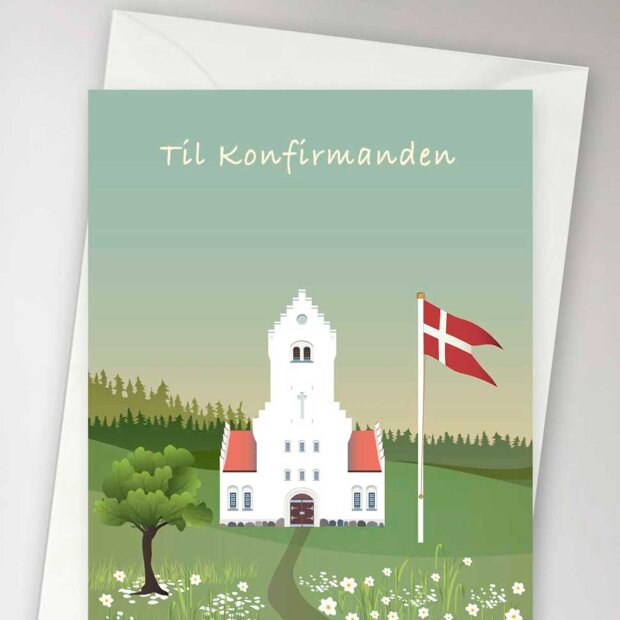 VISSEVASSE - ANLEDNINGSKORT A6 | TIL KONFIRMANDEN