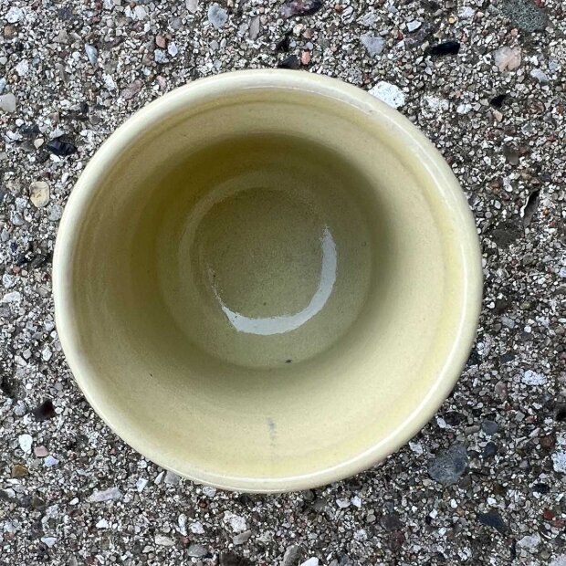 STINEMEI KERAMIK - ÆGGEBÆGER  | FIRKLØVER/GUL