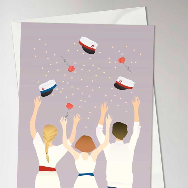 VISSEVASSE - ANLEDNINGSKORT A6 | GRADUATION DAY