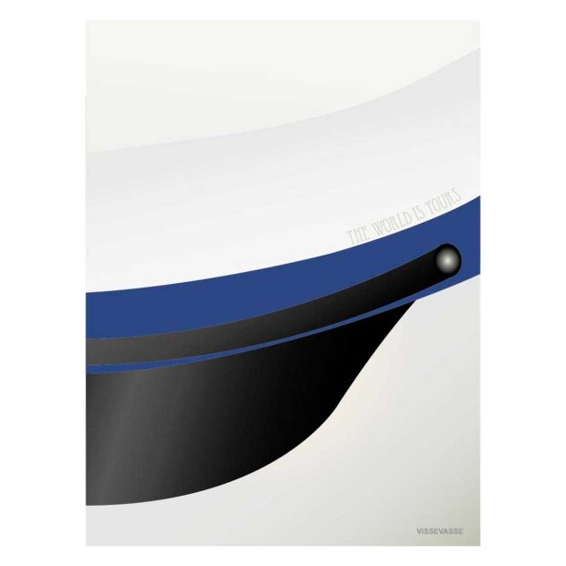 Billede af Anledningskort A6 | Studenterhue Blå Fra Vissevasse