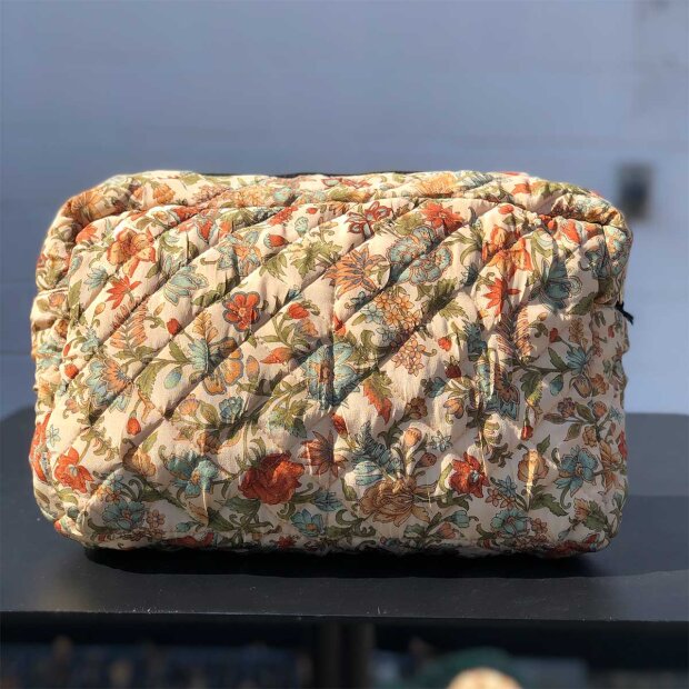 Billede af Holly Bag Large 20x30x11 Cm | Sand/blomst Fra Relove And Roses