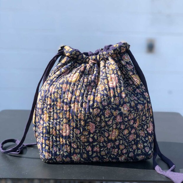 Billede af Luna Bag | Sort/rosa Fra Relove And Roses