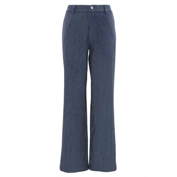 Billede af Roberta Stribede Bukser | Blå Fra Continue Copenhagen
