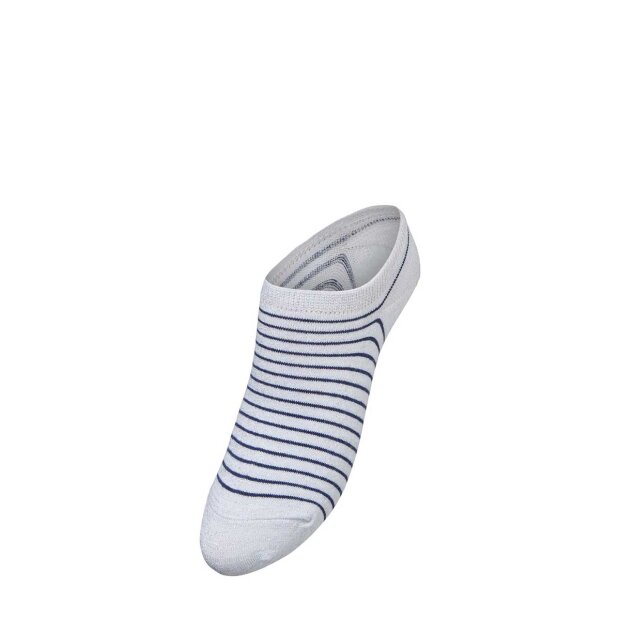 Billede af Stripe Glitter Sneakie Strømper | Hvid Fra Beck Søndergaard