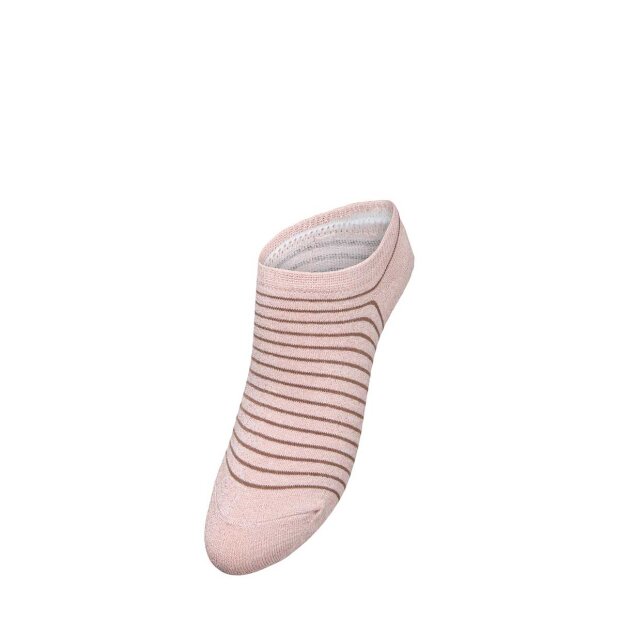 Billede af Stripe Glitter Sneakie Strømper | Cameo Rose Fra Beck Søndergaard