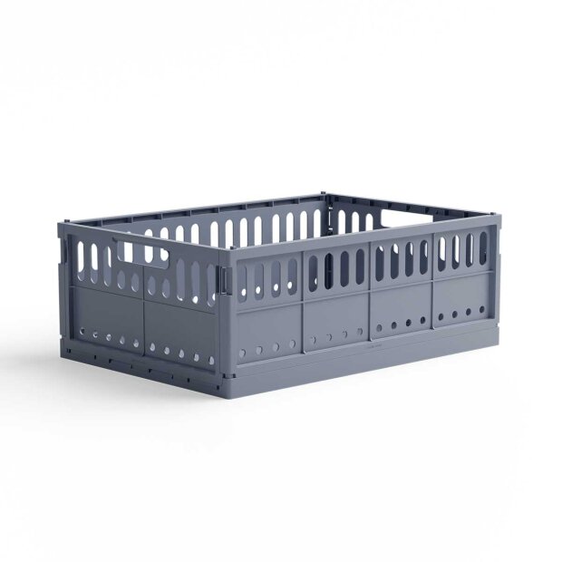 MADE CRATE - MADE CRATE MAXI 48X34X17 CM | BLUE GREY MADE CRATE - MADE CRATE MAXI 48X34X17 CM | BLUE GREY