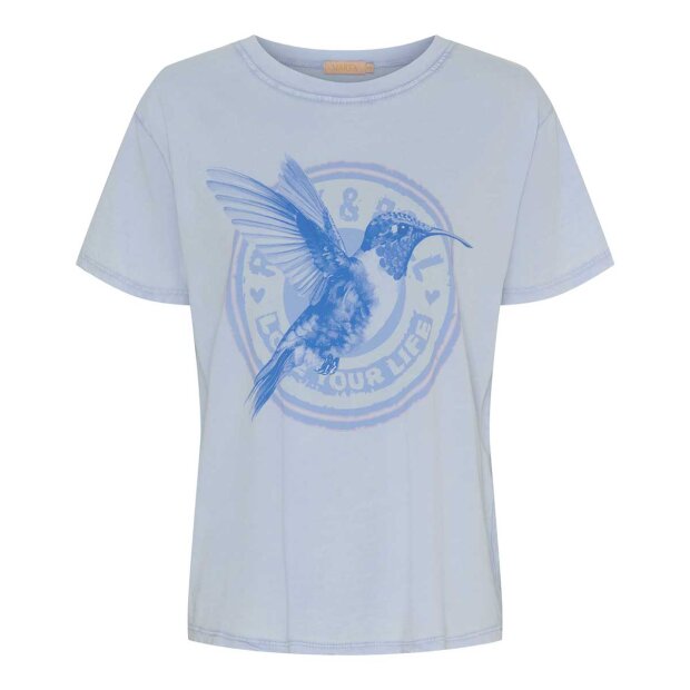 Billede af Inge T-shirt | Blue Hummingbird Fra Marta Du Chateau