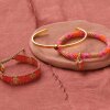 A BEAUTIFUL STORY - SENSITIVE CARNELIAN ARMBÅND | FORGYLDT