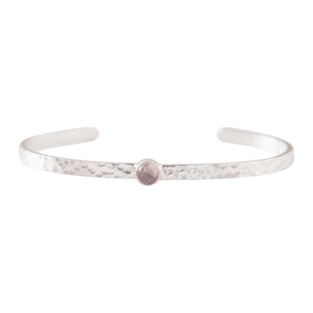 Billede af Sensitive Rose Quartz Armbånd | Sølv Fra A Beautiful Story