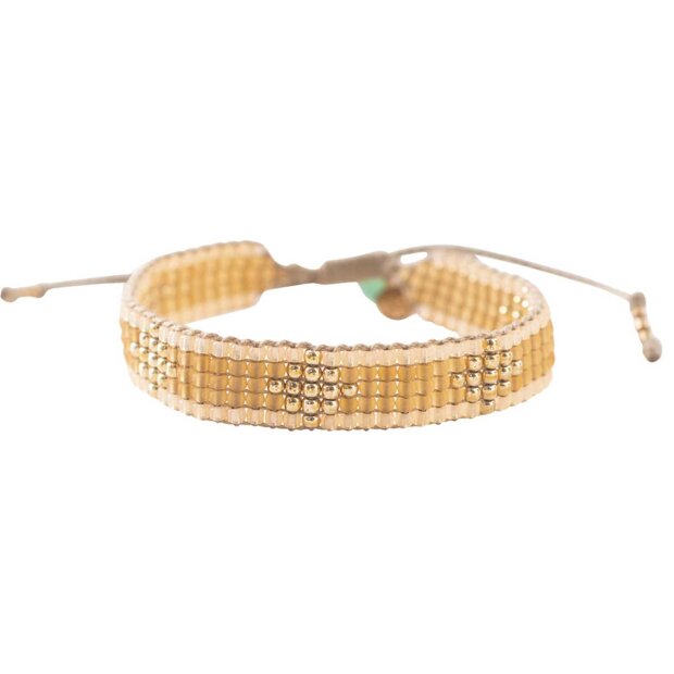 Billede af Seaside Aventurine Armbånd | Forgyldt Fra A Beautiful Story