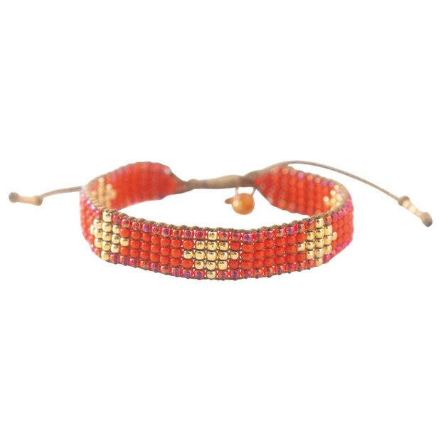 Billede af Seaside Carnelian Armbånd | Forgyldt Fra A Beautiful Story