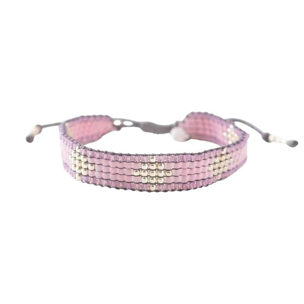 Billede af Seaside Rose Quartz Armbånd | Sølv Fra A Beautiful Story