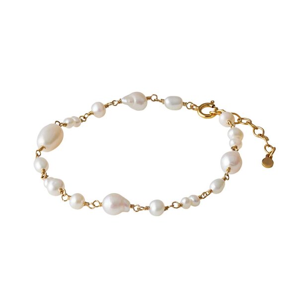 Billede af White Dreams Armbånd | Forgyldt Fra Pernille Corydon