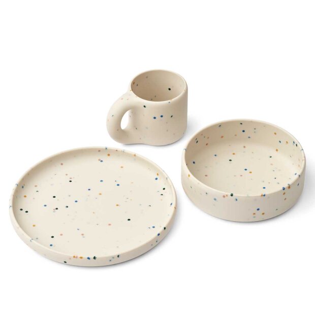 LIEWOOD - ANDIE JUNIOR SÆT 3-PAK | SPLASH DOTS/SEA SHELL