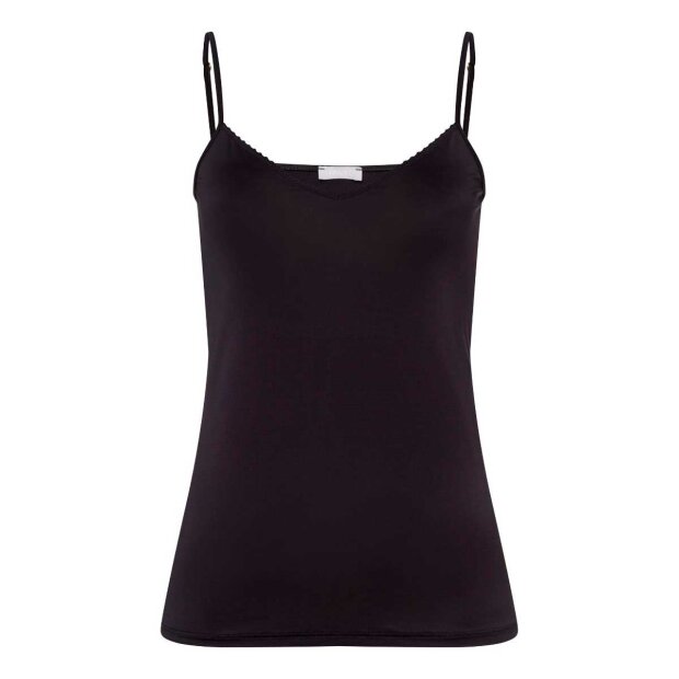 HANRO - SPAGHETTI TOP SATIN DELUXE | SORT
