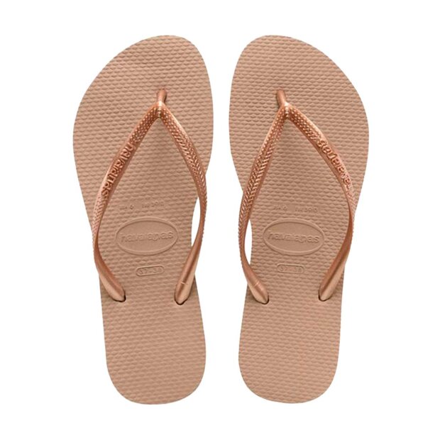 HAVAIANAS - SLIM KLIPKLAPPER | ROSEGOLD