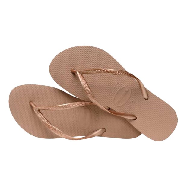 HAVAIANAS - SLIM KLIPKLAPPER | ROSEGOLD