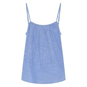 FRAU - VANCOUVER TOP | MEDIUM BLUE STRIPE