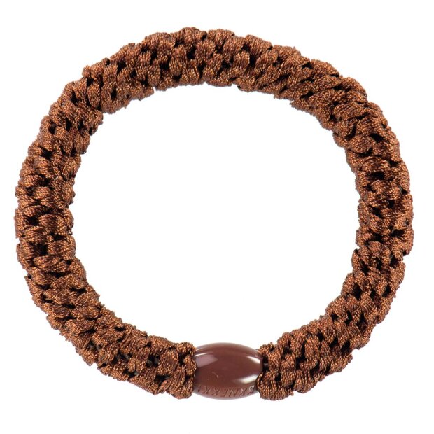 BON DEP - KKNEKKI HÅRELASTIK | BROWN